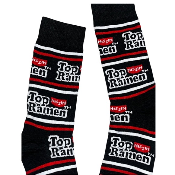 Top Ramen Noodles Soup Novelty Socks NWT - Picture 6 of 9